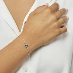 Histoire d'Or Bracelet Angie Diamant or blanc saphir Outlet