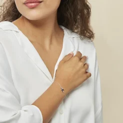 Histoire d'Or Bracelet Angie Diamant or blanc saphir Outlet