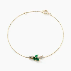 Histoire d'Or Bracelet Angie Or Jaune Emeraude Diamant or jaune émeraude Online