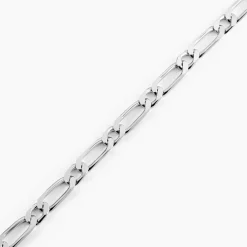 Histoire d'Or Bracelet Anilo Maille Alternee 1/1 Argent Blanc Outlet