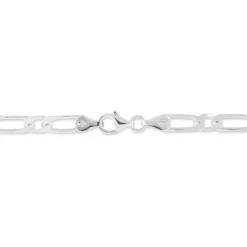 Histoire d'Or Bracelet Anilo Maille Alternee 1/1 Argent Blanc Outlet