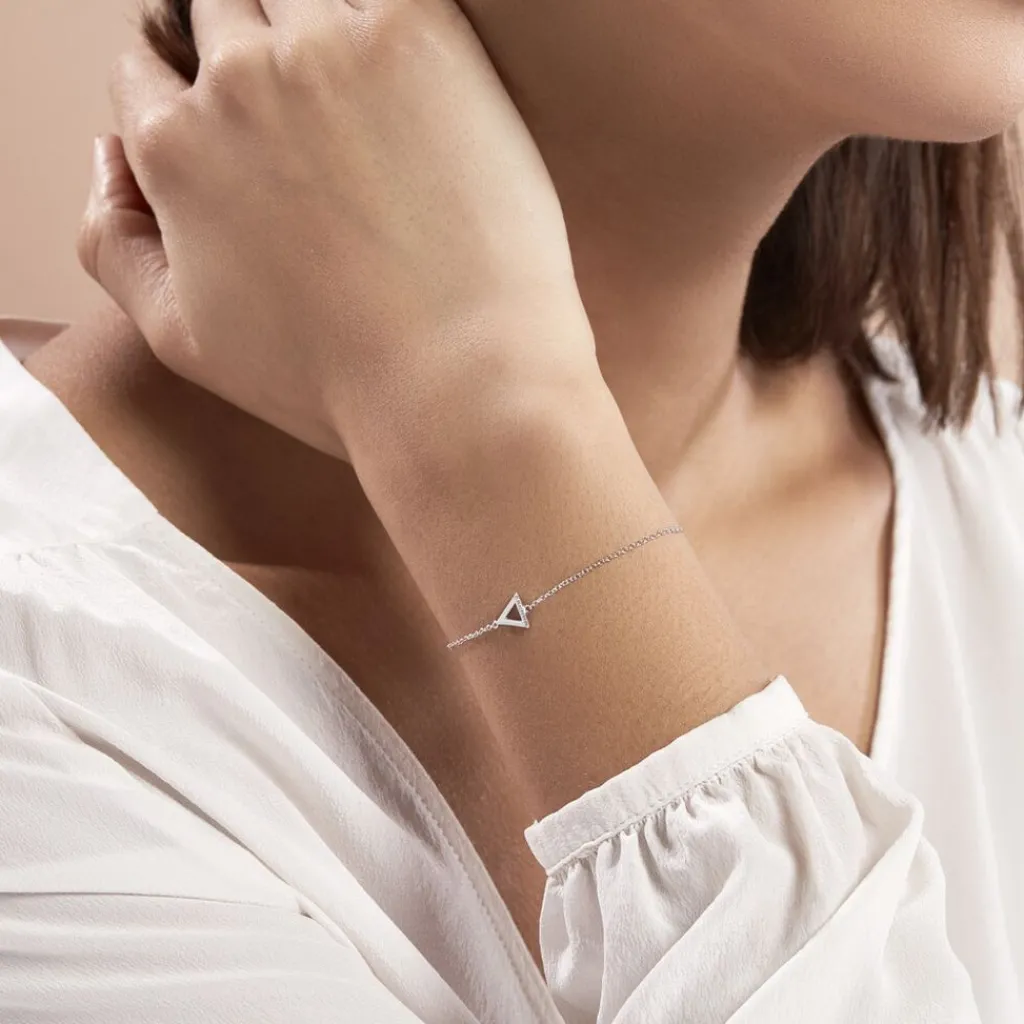 Histoire d'Or Bracelet Anna De Zirconium argent blanc oxyde Outlet