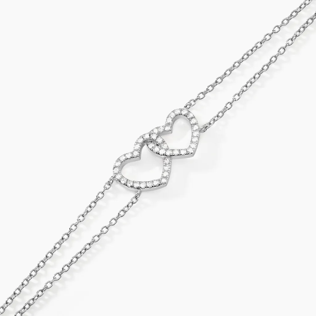 Histoire d'Or Bracelet Anne-ael Argent Blanc Oxyde De Zirconium Clearance