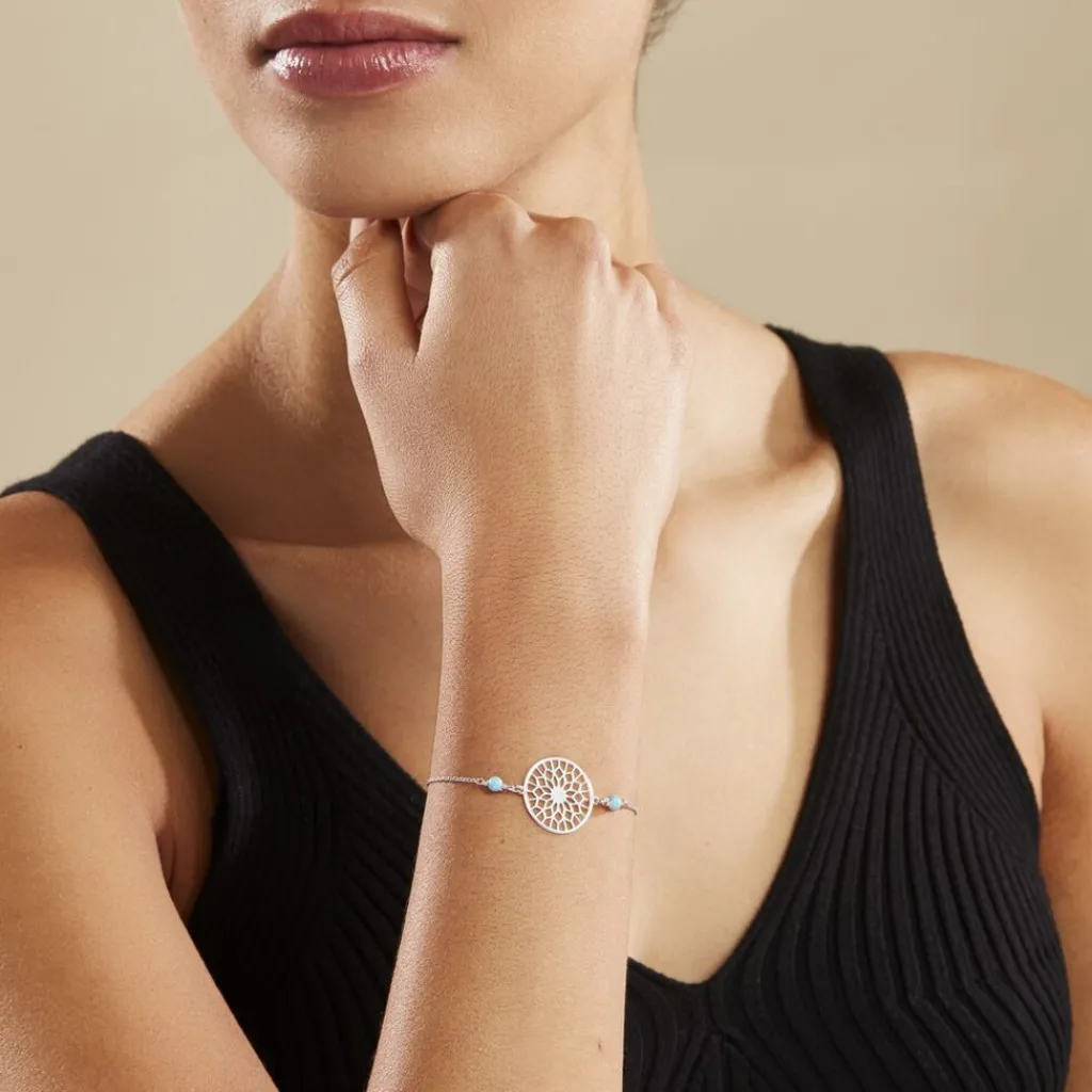 Histoire d'Or Bracelet Anoki Argent Blanc Discount