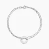 Histoire d'Or Bracelet Antonya Argent Blanc New