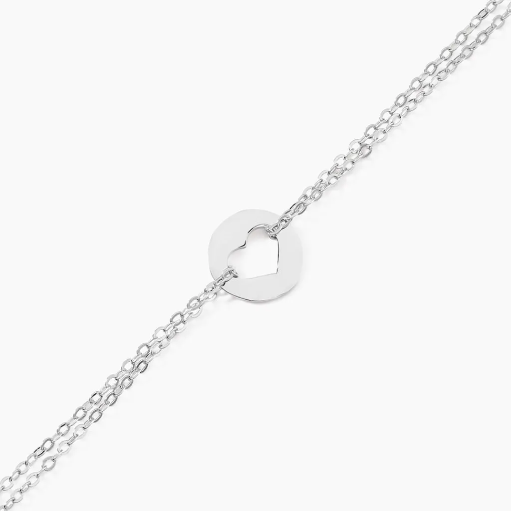 Histoire d'Or Bracelet Antonya Argent Blanc New