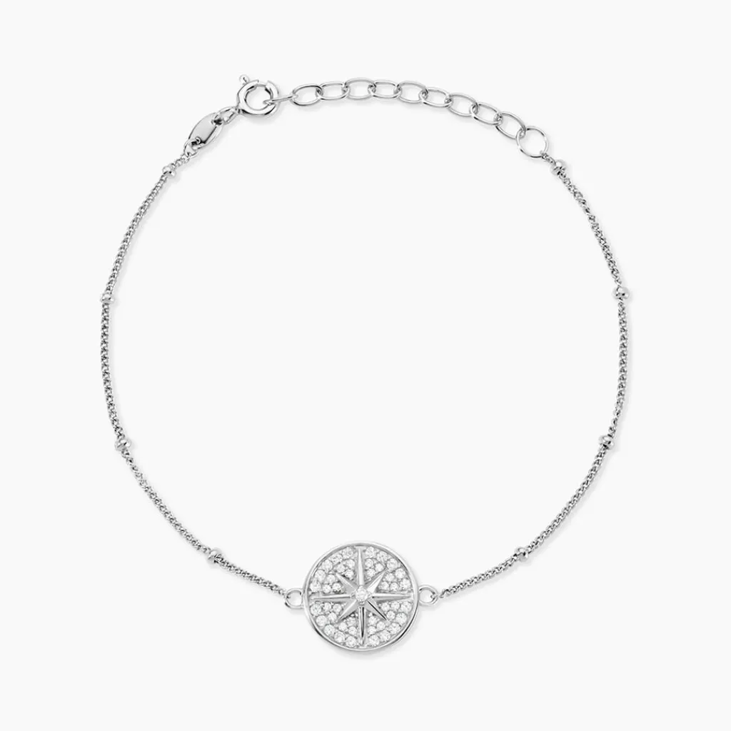 Histoire d'Or Bracelet Apollinaris Argent Blanc Oxyde De Zirconium
