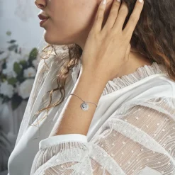 Histoire d'Or Bracelet Argent Bapper Oxydes De Zirconium Discount