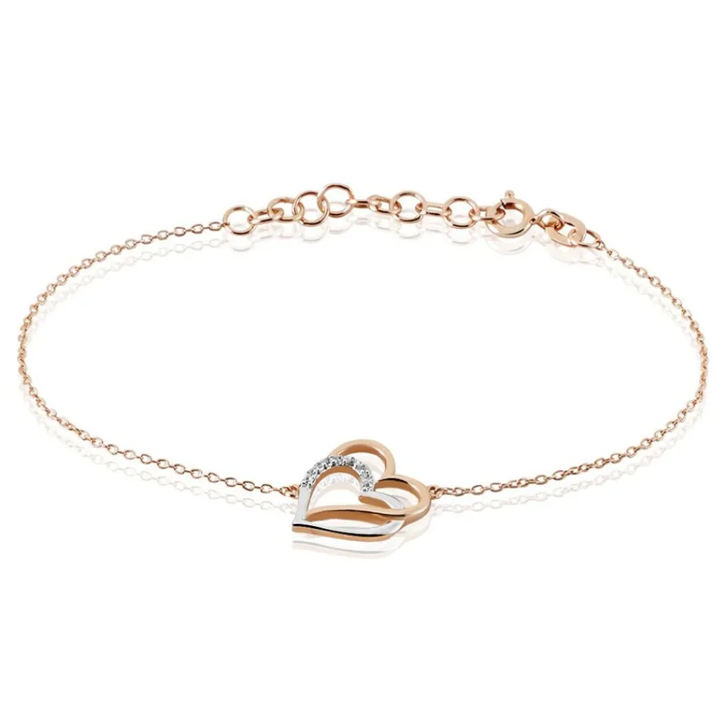 Histoire d'Or Bracelet Argent Bicolore Serapis Oxyde De Zirconium Discount