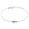 Histoire d'Or Bracelet Argent Bicolore Wilmart