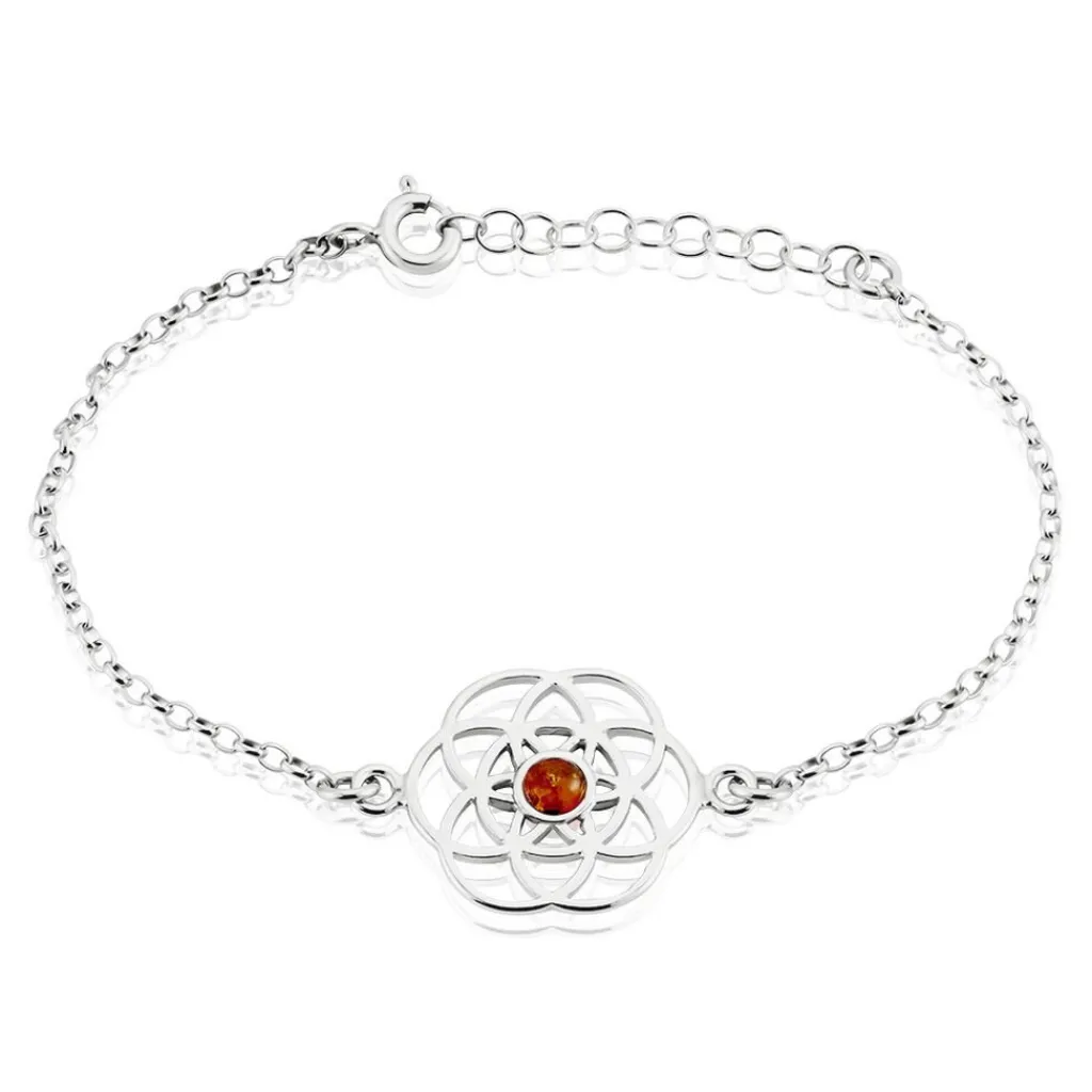 Histoire d'Or Bracelet Argent Blanc Aeson Ambre Online