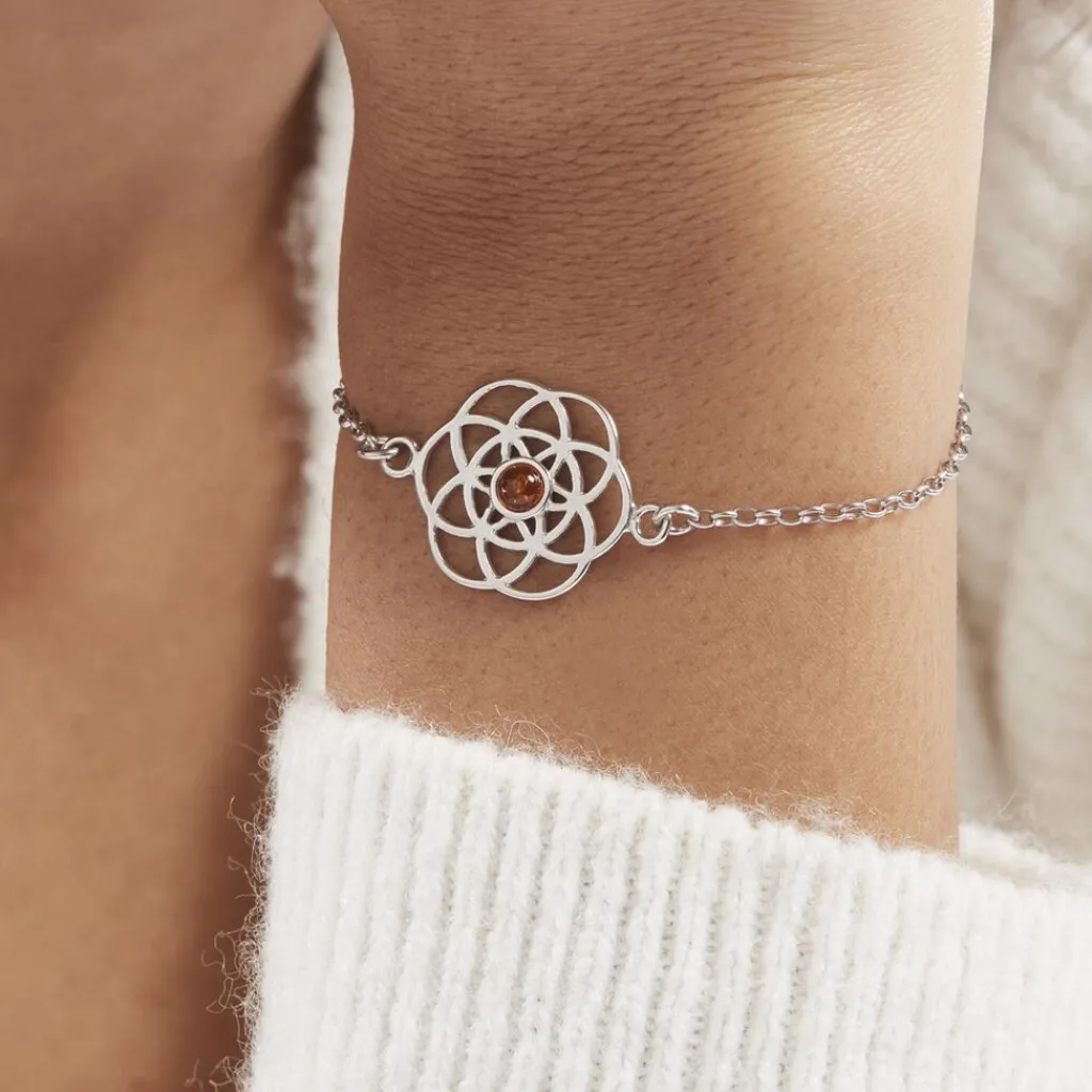 Histoire d'Or Bracelet Argent Blanc Aeson Ambre Online