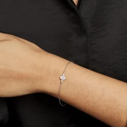 Histoire d'Or Bracelet Argent Blanc Afonso Oxyde De Zirconium Sale