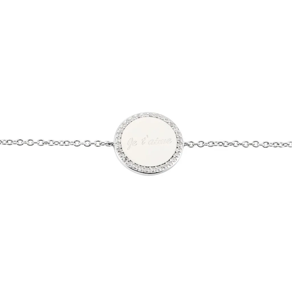 Histoire d'Or Bracelet Argent Blanc Amika Oxydes De Zirconium Online