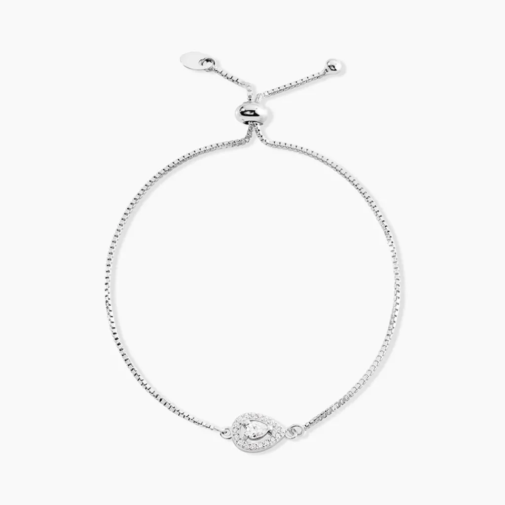 Histoire d'Or Bracelet Argent Blanc Andromeda Oxydes De Zirconium Hot
