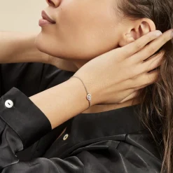 Histoire d'Or Bracelet Argent Blanc Andromeda Oxydes De Zirconium Hot