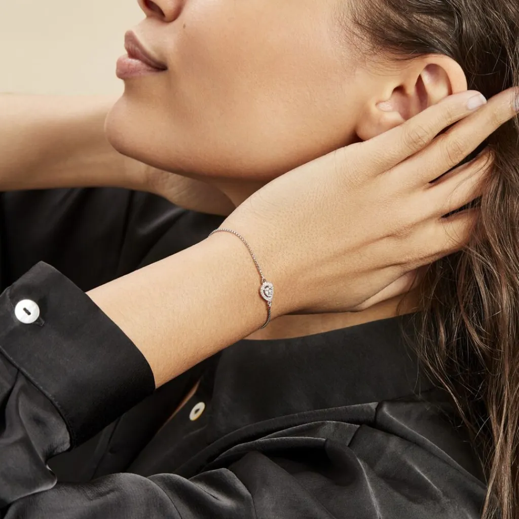 Histoire d'Or Bracelet Argent Blanc Andromeda Oxydes De Zirconium Hot