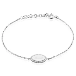 Histoire d'Or Bracelet Argent Blanc Ankur Oxydes De Zirconium Clearance