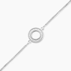 Histoire d'Or Bracelet Argent Blanc Anrai Oxydes De Zirconium Sale