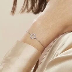 Histoire d'Or Bracelet Argent Blanc Anrai Oxydes De Zirconium Sale