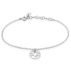 Histoire d'Or Bracelet Argent Blanc Boriennus