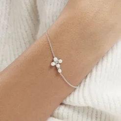 Histoire d'Or Bracelet Argent Blanc Burt Perles De Culture Oxydes De Zirconium Clearance