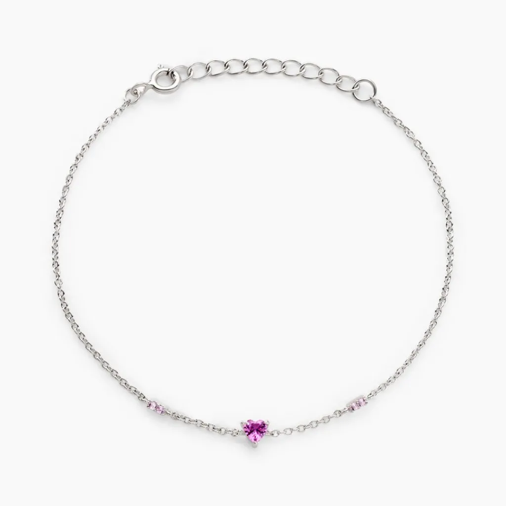 Histoire d'Or Bracelet Argent Blanc Declaration Oxyde De Zirconium argent blanc oxyde Online