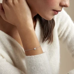 Histoire d'Or Bracelet Argent Blanc Deep In Love Oxyde De Zirconium Outlet