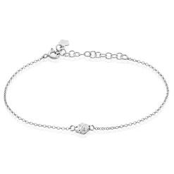 Histoire d'Or Bracelet Argent Blanc Jacquotte Hot