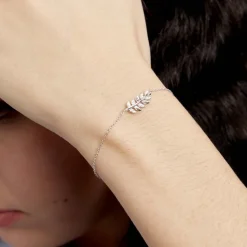 Histoire d'Or Bracelet Argent Blanc Jade Oxydes De Zirconium Blancs argent blanc oxyde de zirconium Online