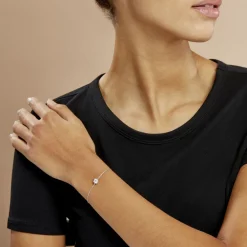Histoire d'Or Bracelet Argent Blanc Lylwenn Oxyde De Zirconium Hot