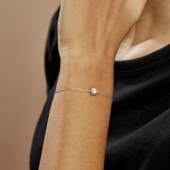 Histoire d'Or Bracelet Argent Blanc Lylwenn Oxyde De Zirconium Hot