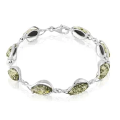 Histoire d'Or Bracelet Argent Blanc Marie-pauline Ambre Hot