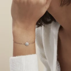 Histoire d'Or Bracelet Argent Blanc Maximille Oxydes De Zirconium Outlet