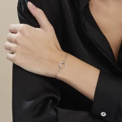 Histoire d'Or Bracelet Argent Blanc Melia Discount