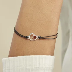 Histoire d'Or Bracelet Argent Blanc Mialy Ambre Clearance