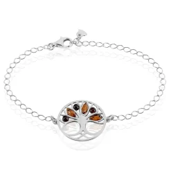 Histoire d'Or Bracelet Argent Blanc Odaya Ambre Best