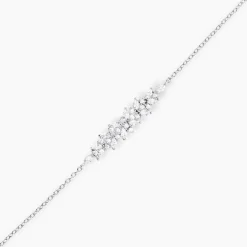 Histoire d'Or Bracelet Argent Blanc Precieux Flocon Oxyde De Zirconium Best