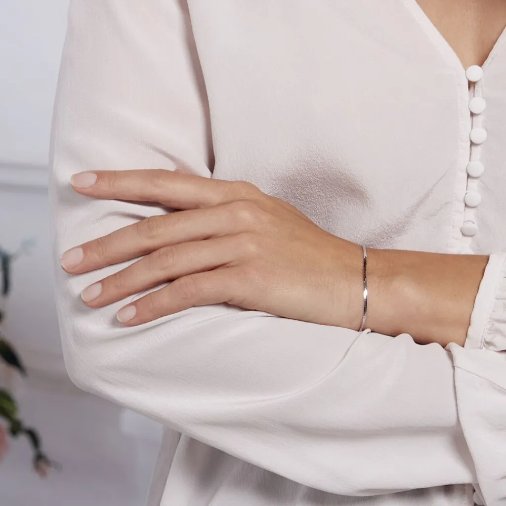 Histoire d'Or Bracelet Argent Blanc Racilia Outlet