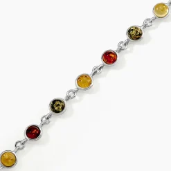 Histoire d'Or Bracelet Argent Blanc Rosalie Ambres Discount