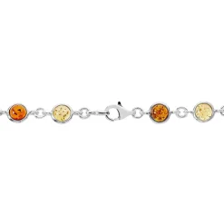 Histoire d'Or Bracelet Argent Blanc Rosalie Ambres Discount