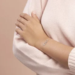 Histoire d'Or Bracelet Argent Blanc Rowan Oxyde De Zirconium Outlet