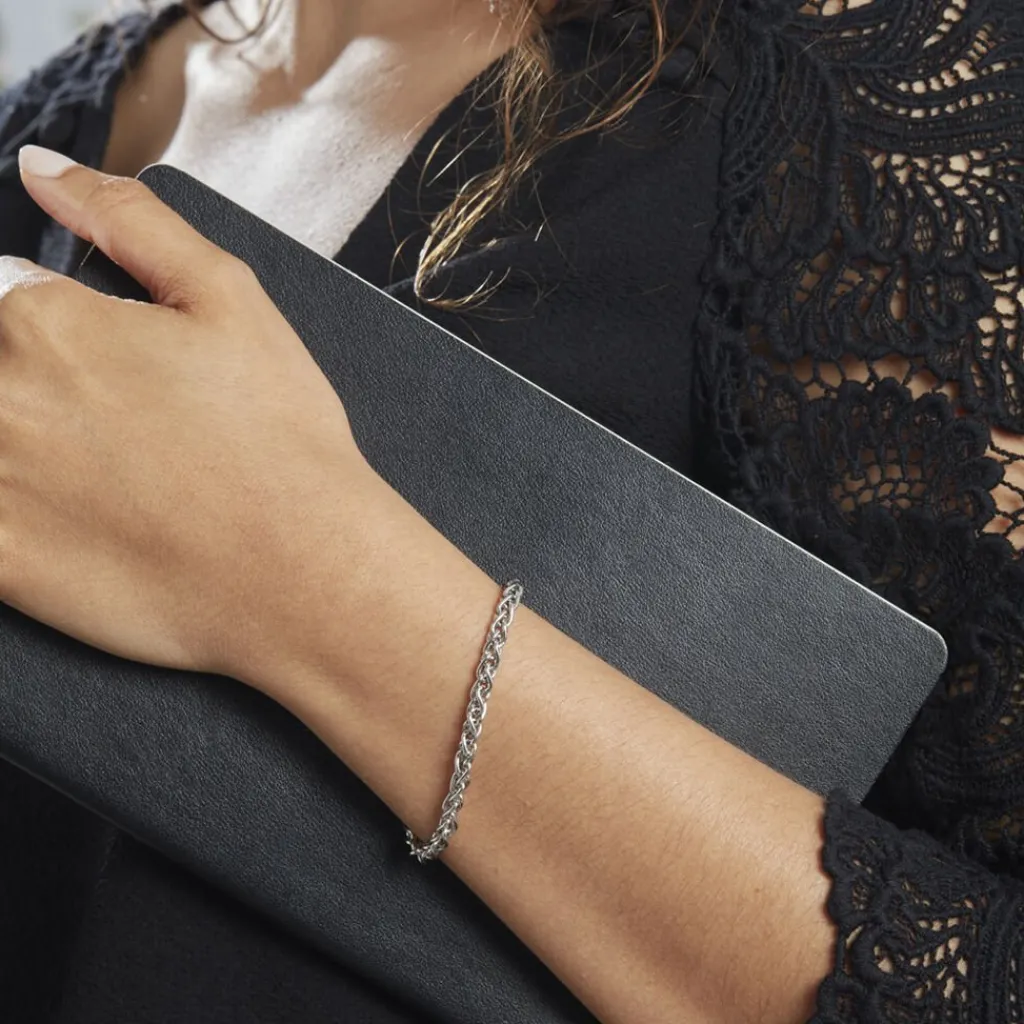 Histoire d'Or Bracelet Argent Blanc Savanne New