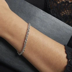 Histoire d'Or Bracelet Argent Blanc Savanne New