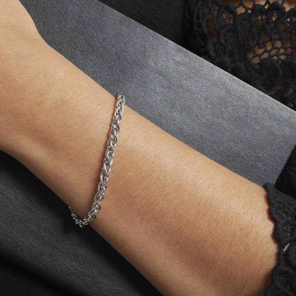 Histoire d'Or Bracelet Argent Blanc Savanne New