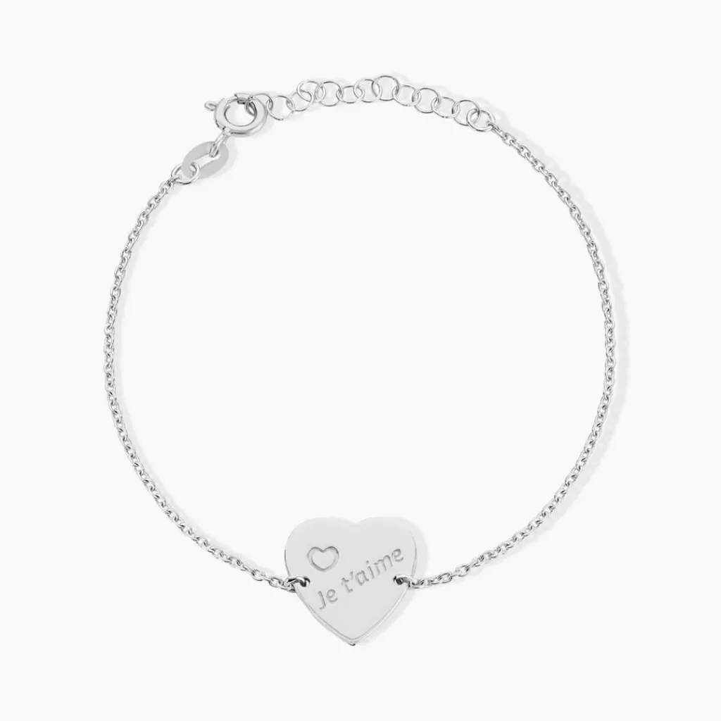 Histoire d'Or Bracelet Argent Blanc Sharla Best