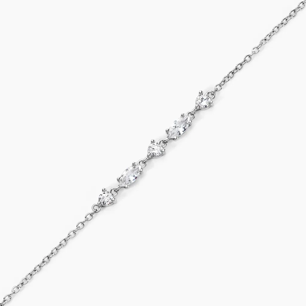 Histoire d'Or Bracelet Argent Blanc Shiny Nights Oxyde De Zirconium Outlet