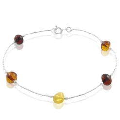 Histoire d'Or Bracelet Argent Blanc Siaae Ambres Best