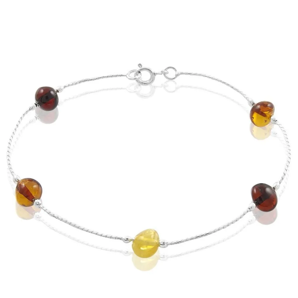 Histoire d'Or Bracelet Argent Blanc Siaae Ambres Best