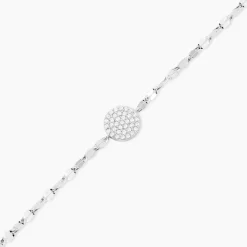 Histoire d'Or Bracelet Argent Blanc Turin Oxydes De Zirconium
